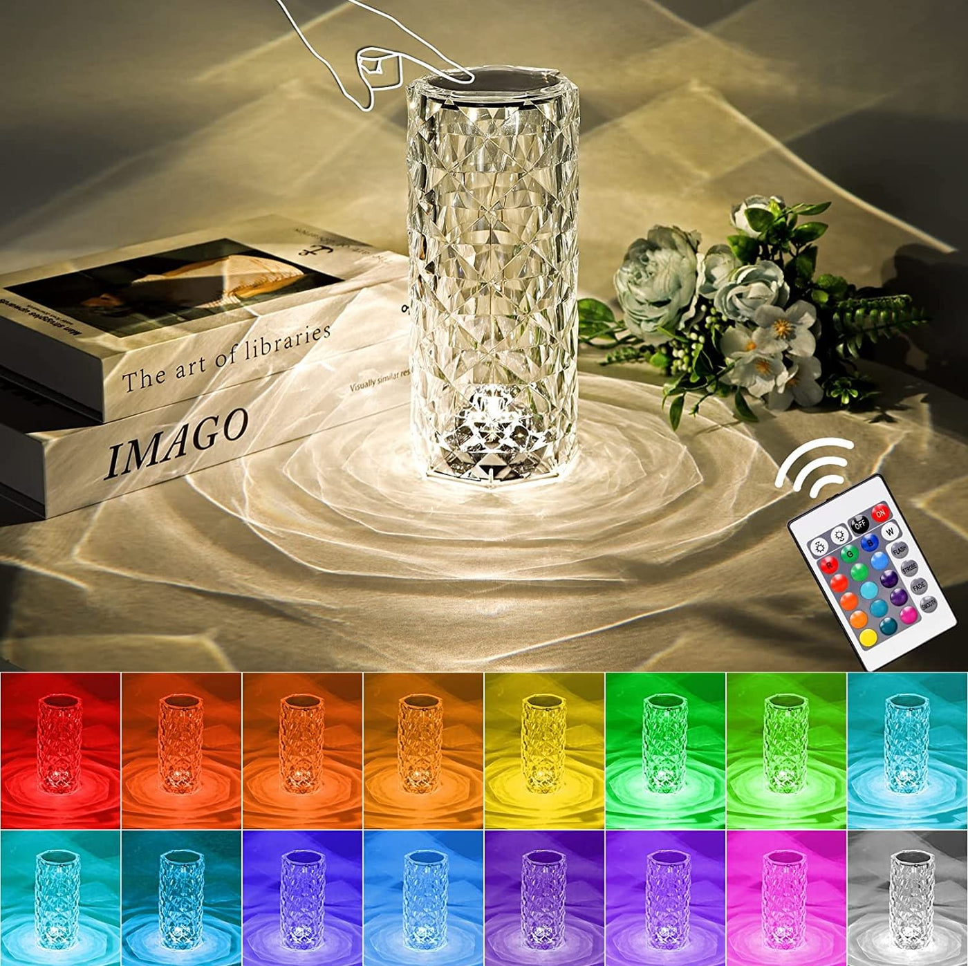 Dazzling Crystal Diamond Lamp - Illuminate Your Space