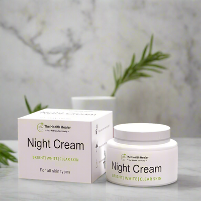 Night Cream For Bright, White And Clear Skin.